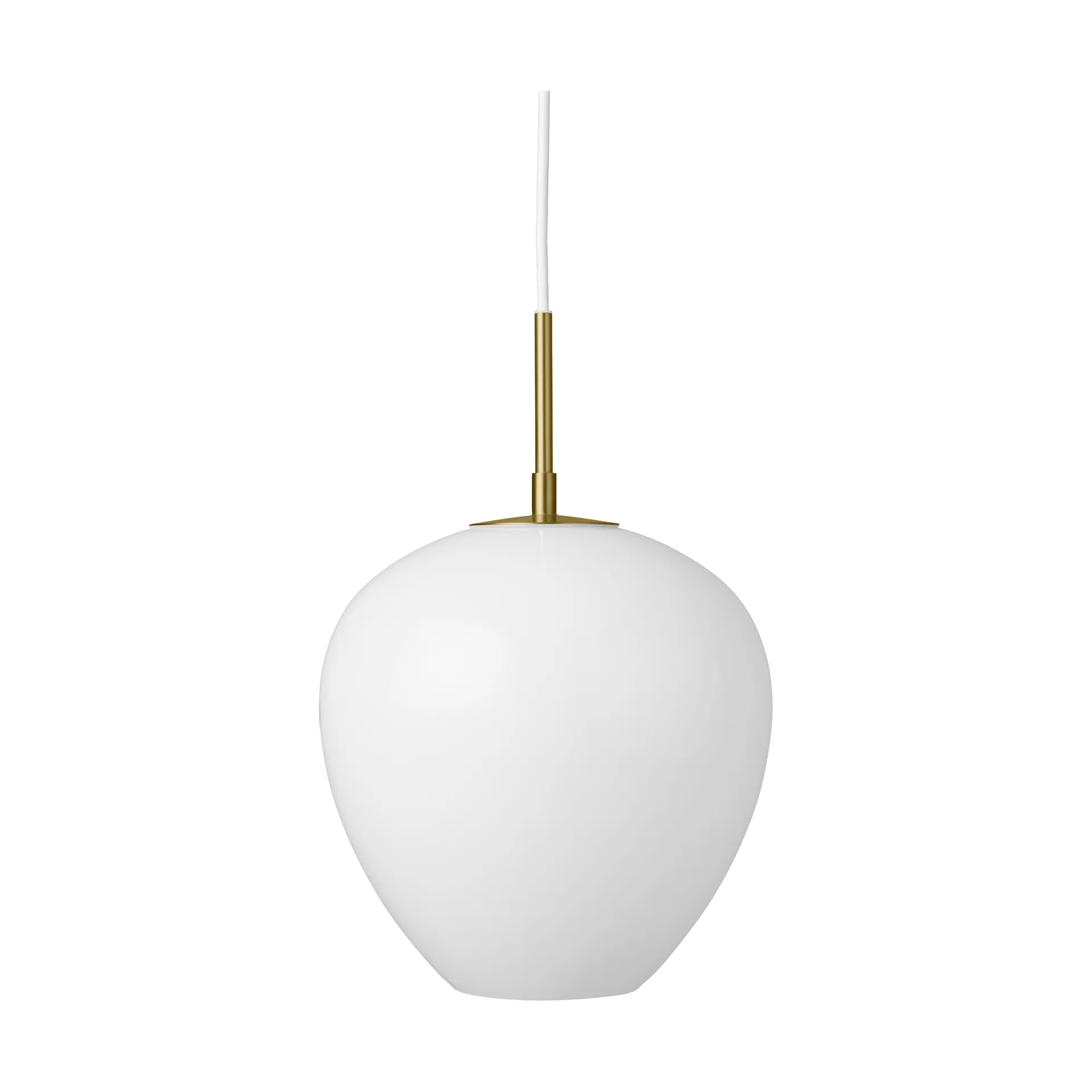 MT221 Tulip-lampen, Opalglass-messing, Ø26 cm Carl Hansen & Søn