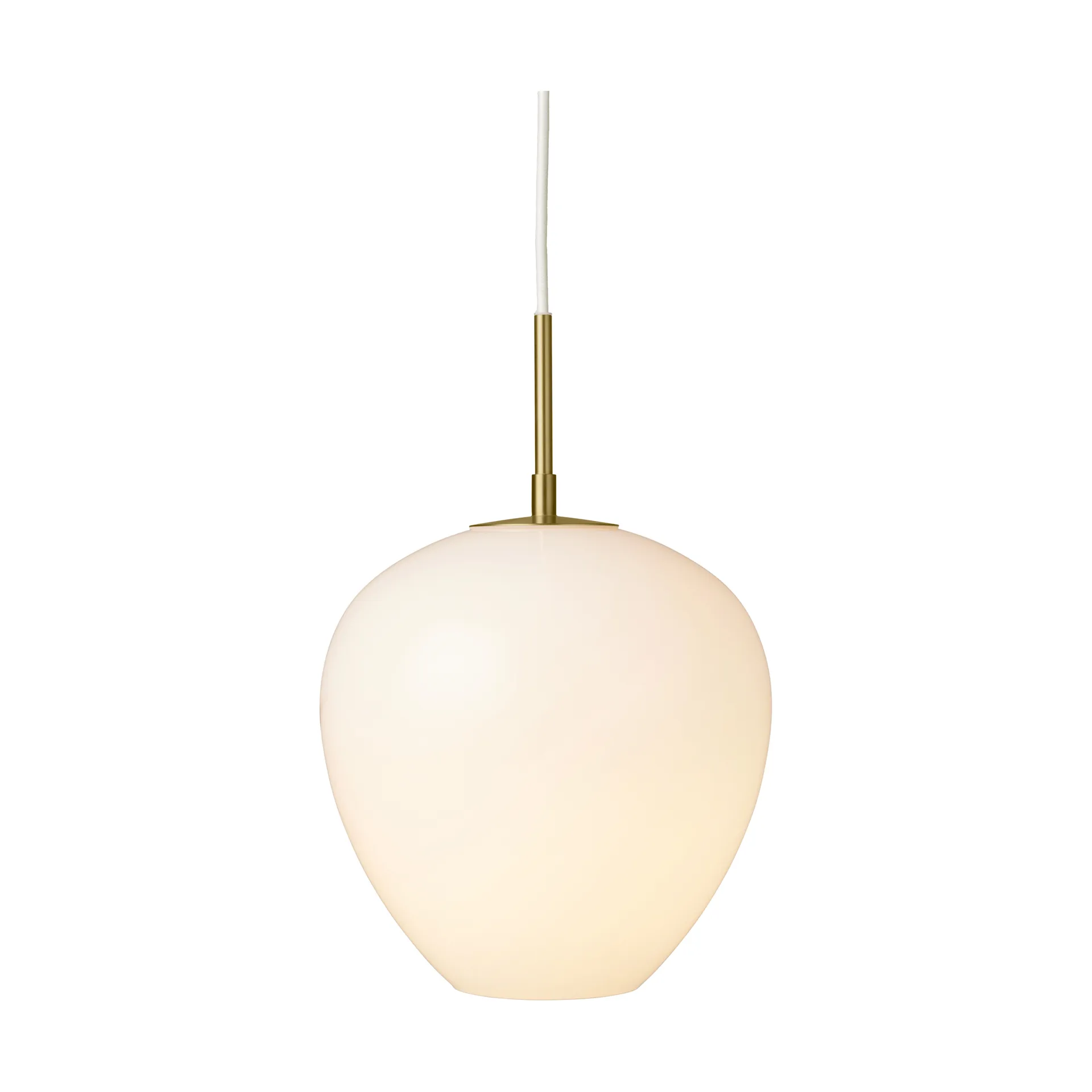 MT221 Tulip-lampen, Opalglass-messing, Ø26 cm Carl Hansen & Søn