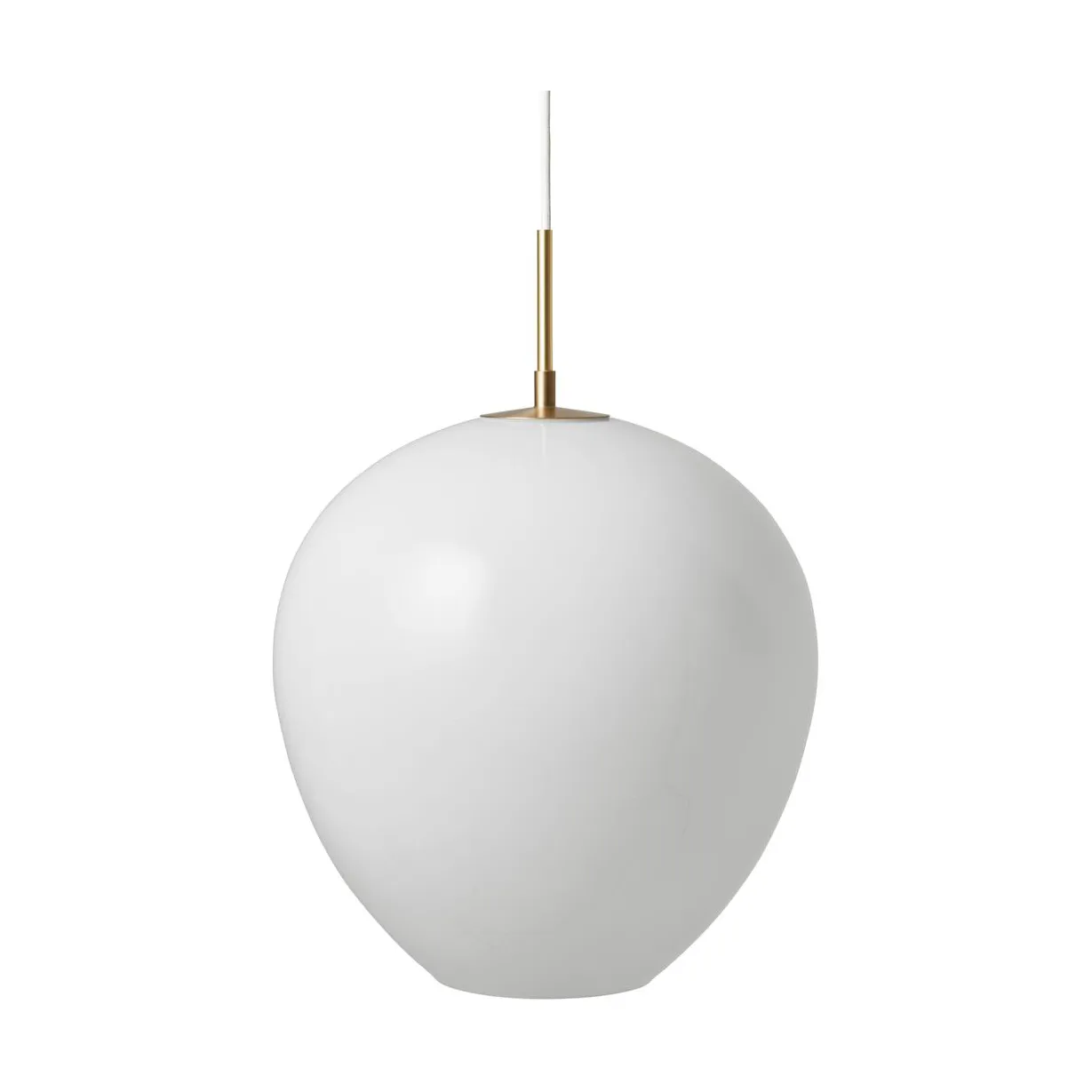 MT221 Tulip-lampen, Opalglass-messing, Ø36 cm Carl Hansen & Søn