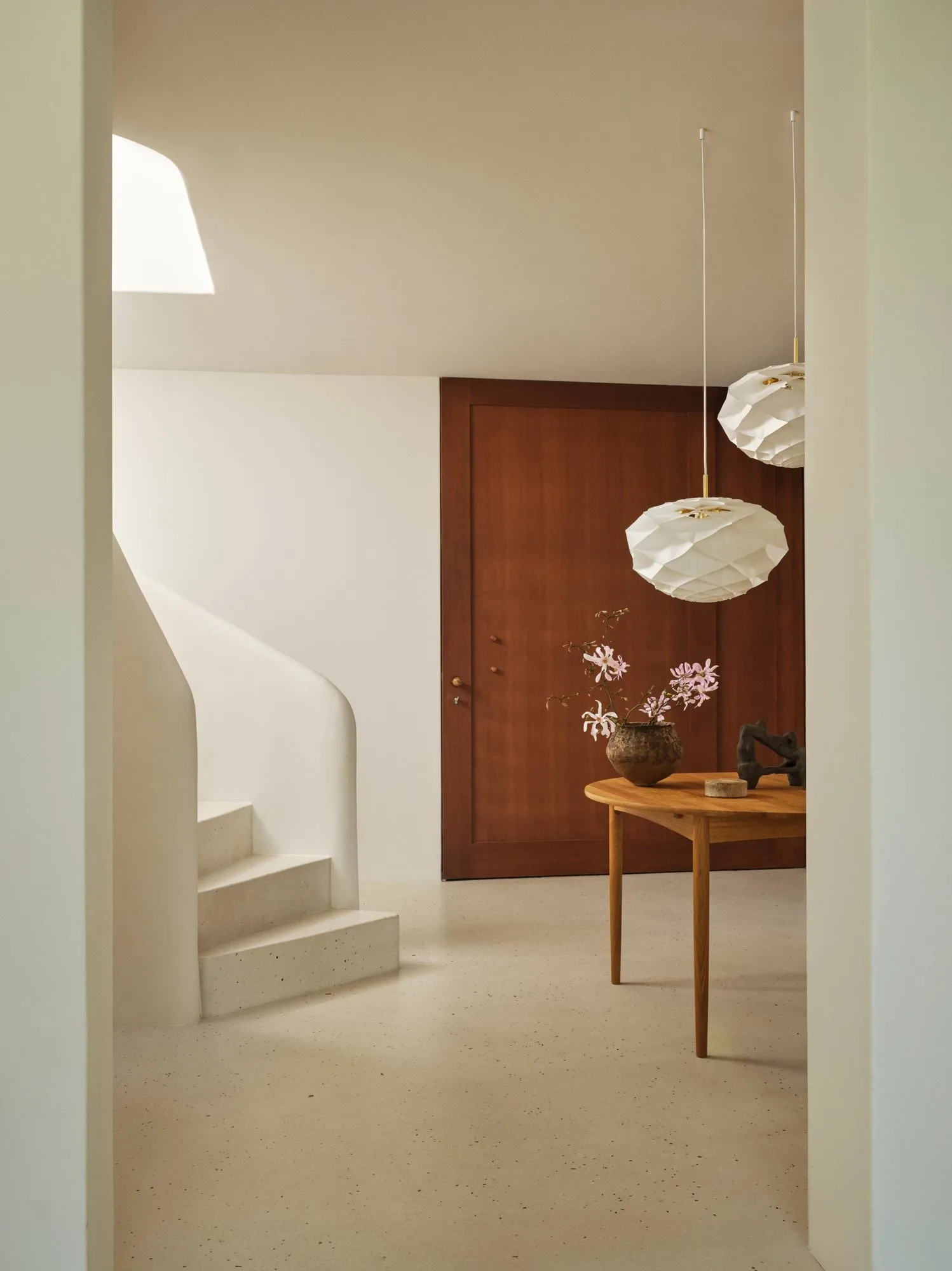 OS111 Begonya pendel, White-brass, Ø90 cm Carl Hansen & Søn