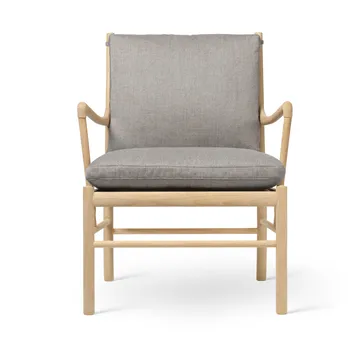 OW149 Colonial chair lenestol - Re-wool 0128-såpat eik - Carl Hansen & Søn