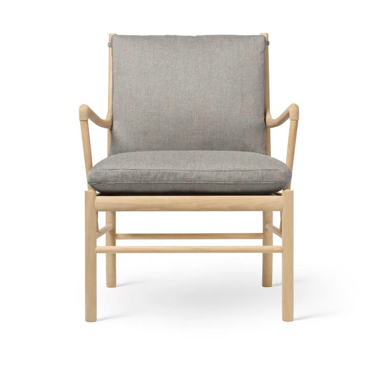OW149 Colonial chair lenestol - Re-wool 0128-såpat eik - Carl Hansen & Søn