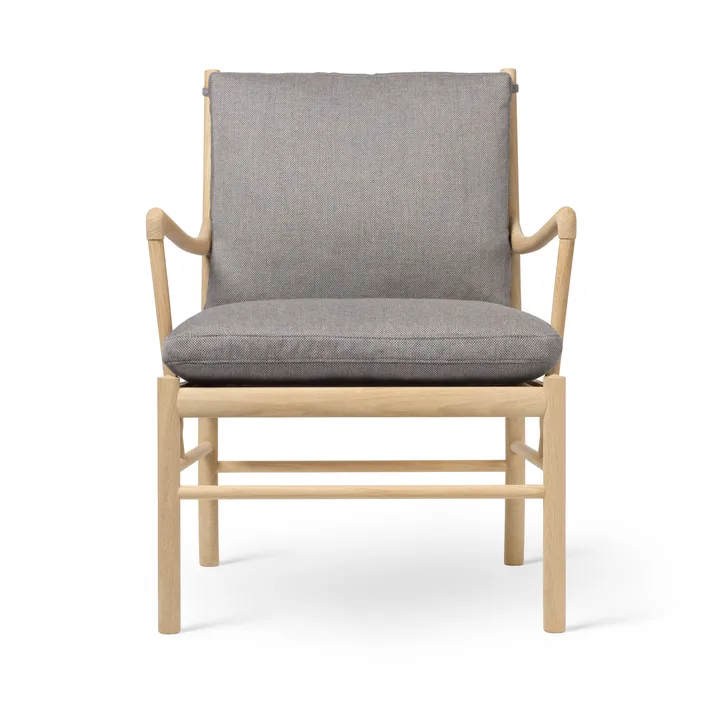 OW149 Colonial chair lenestol - Re-wool 0158-såpet eik - Carl Hansen & Søn