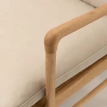 OW149 Colonial chair lenestol - Terra 20365 lær-oljet eik - Carl Hansen & Søn