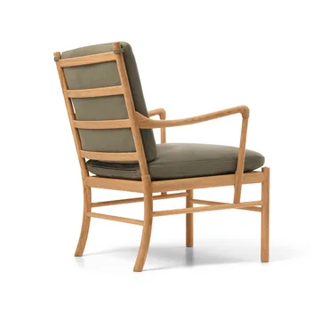 OW149 Colonial chair lenestol - Terra 20368 lær-oljet eik - Carl Hansen & Søn