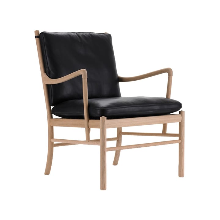 OW149 Colonial chair lenestol - Thor 301 svart-hvitoljet eik - Carl Hansen & Søn