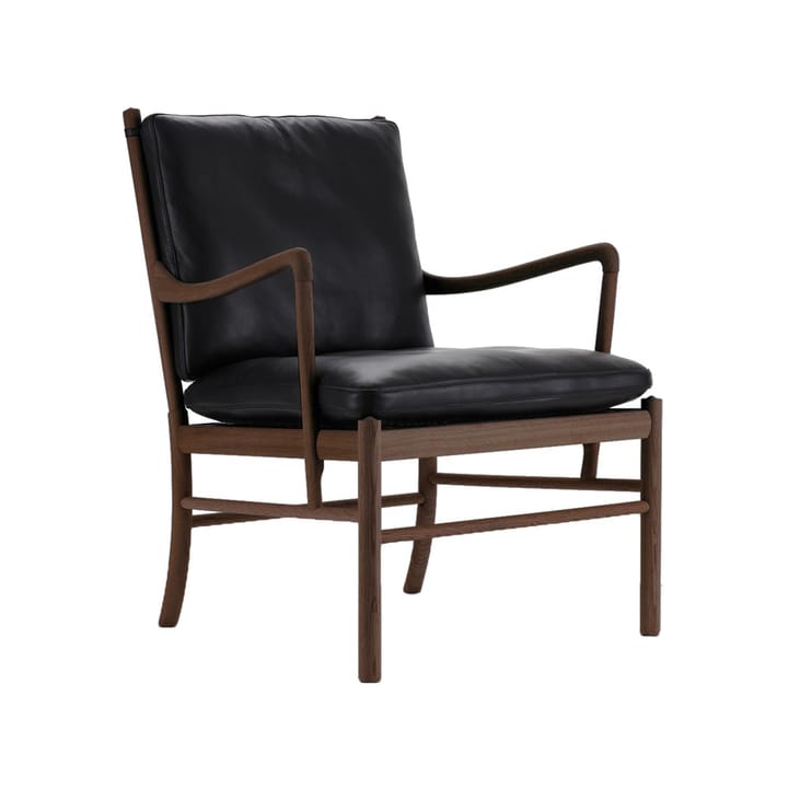 OW149 Colonial chair lenestol - Thor 301 svart-oljet valnøtt - Carl Hansen & Søn