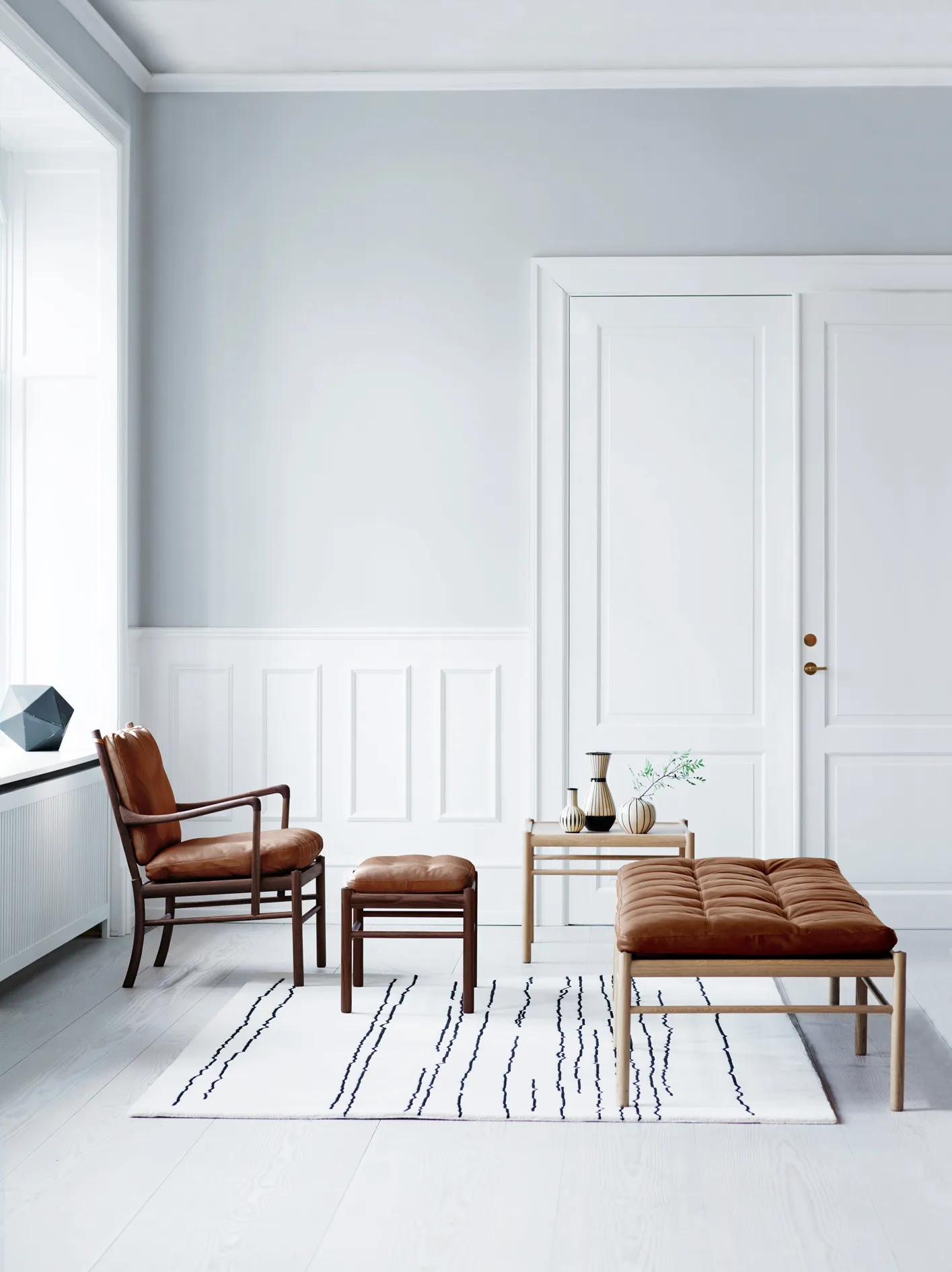 OW149 Colonial chair lenestol, Thor 306-oljet valnøtt Carl Hansen & Søn