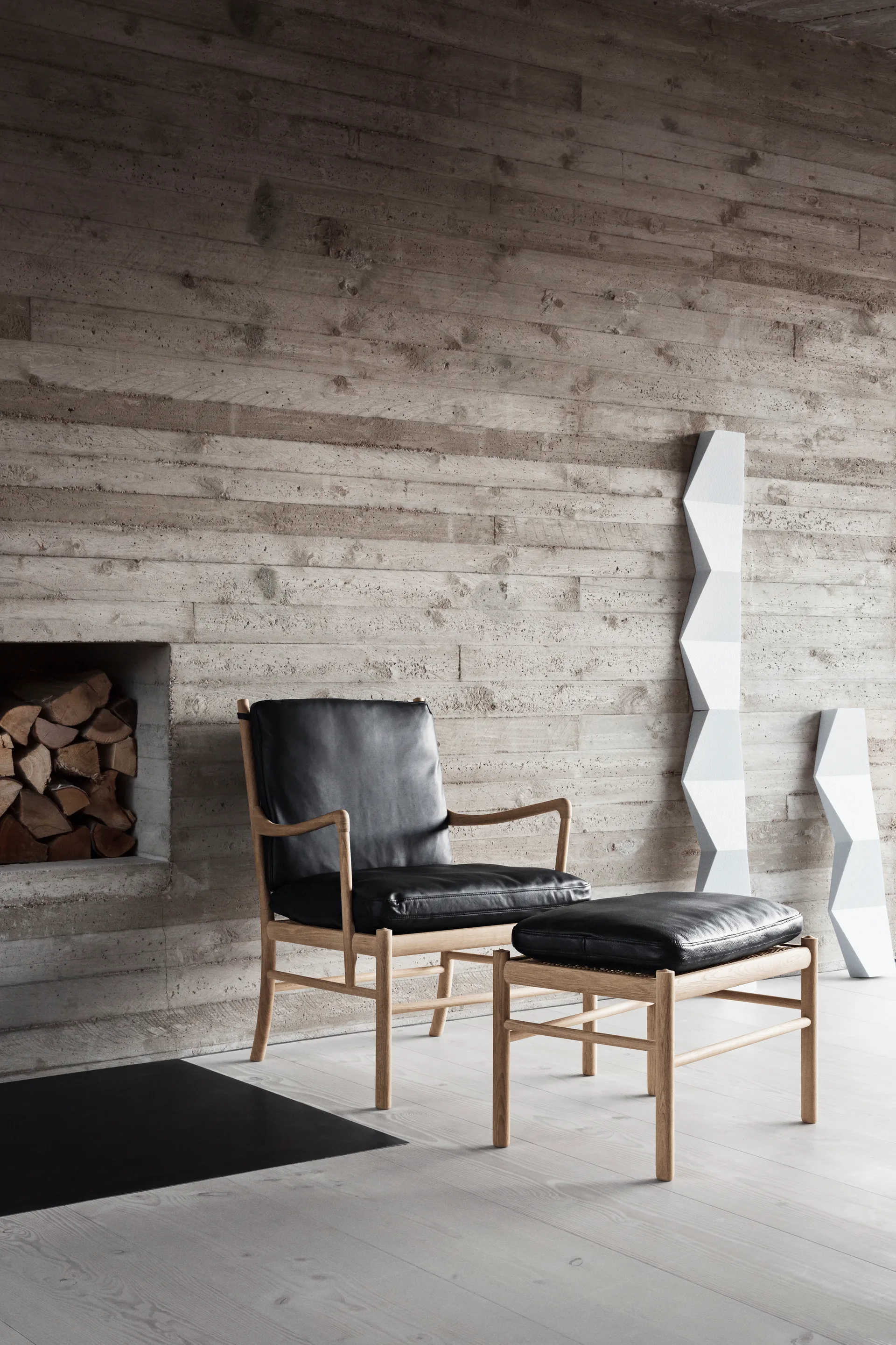 OW149 Colonial chair lenestol, Thor 307-oljet valnøtt Carl Hansen & Søn