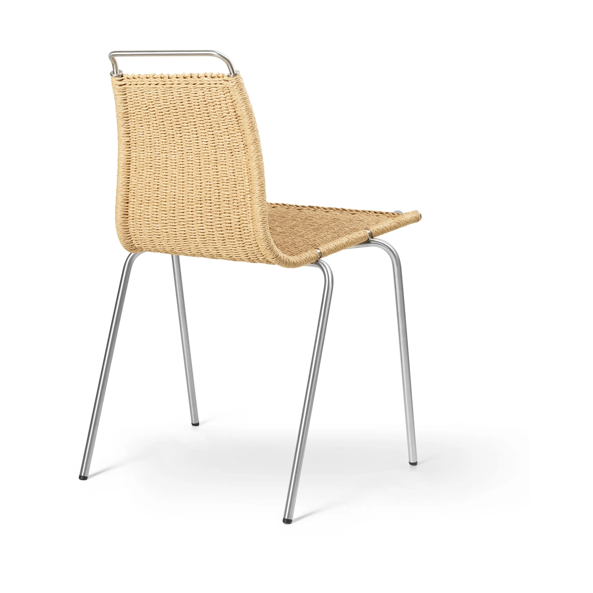 PK1 stol, Natur-rustfritt stål Carl Hansen & Søn