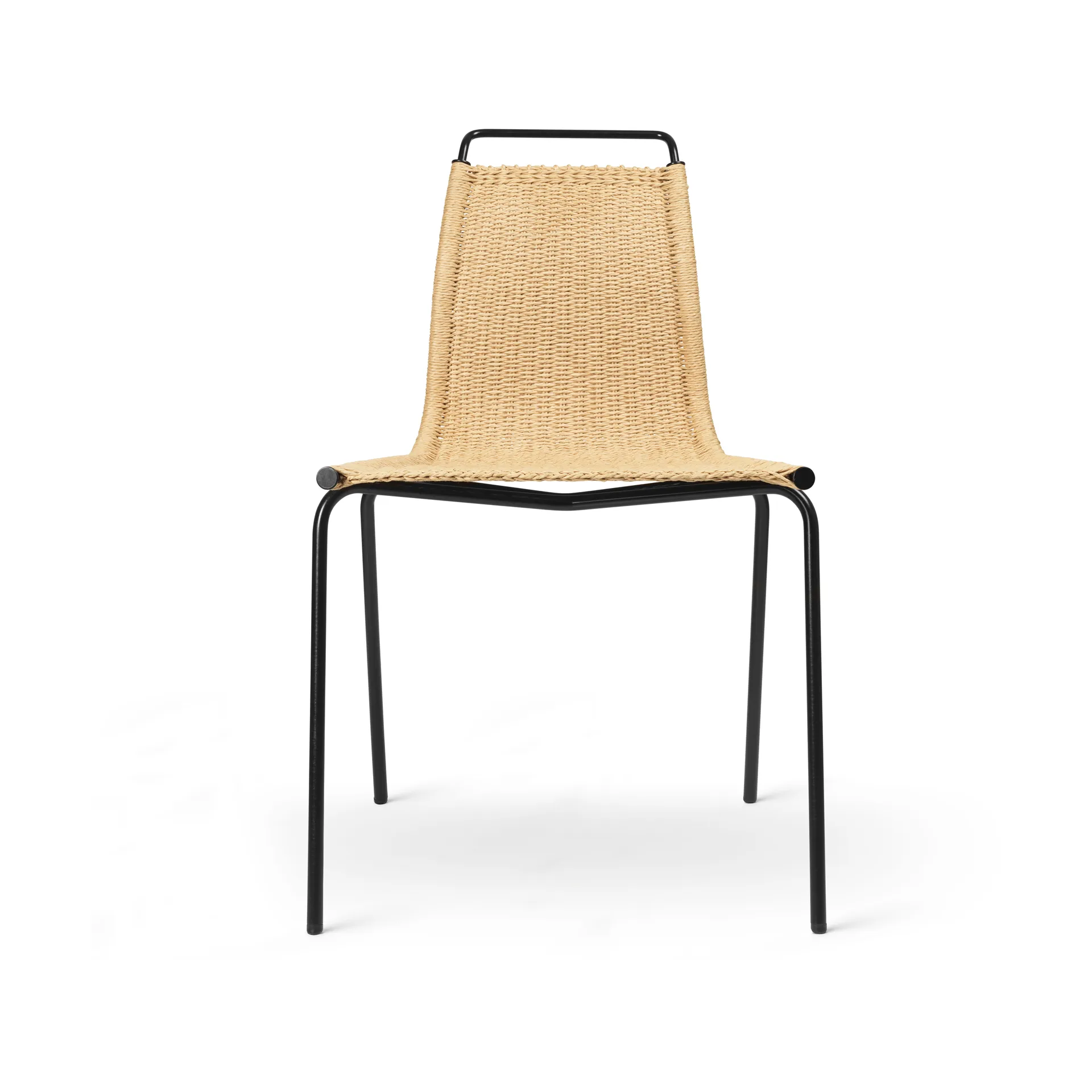 PK1 stol, Natur-svart Carl Hansen & Søn