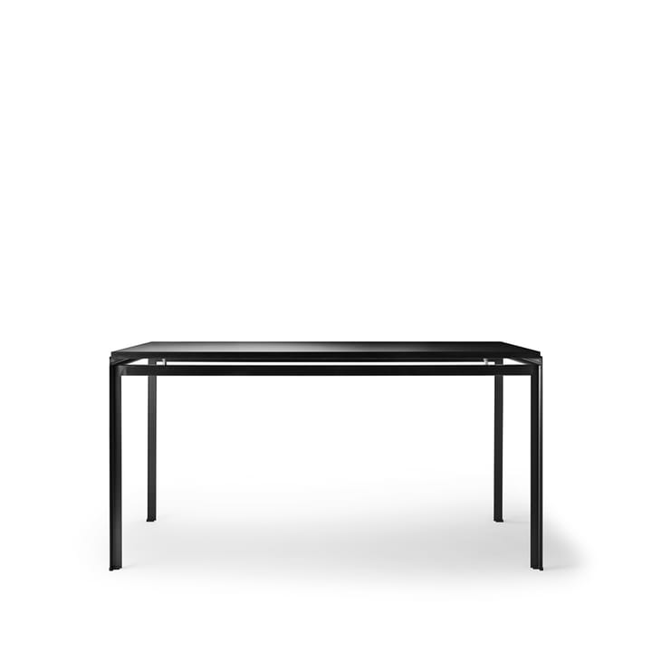PK52A skrivebord pulverlakkert stål - Svartgrålamat-Svart - Carl Hansen & Søn