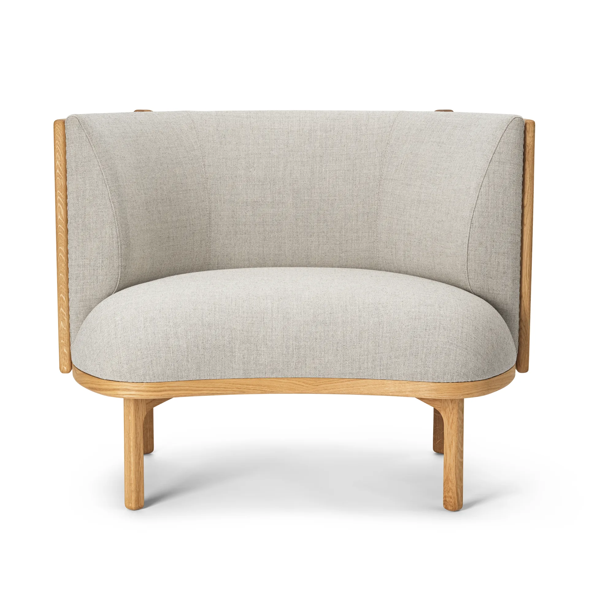 RF1904 Sideways loungefåtölj, Oiled oak-Molly 122 Carl Hansen & Søn