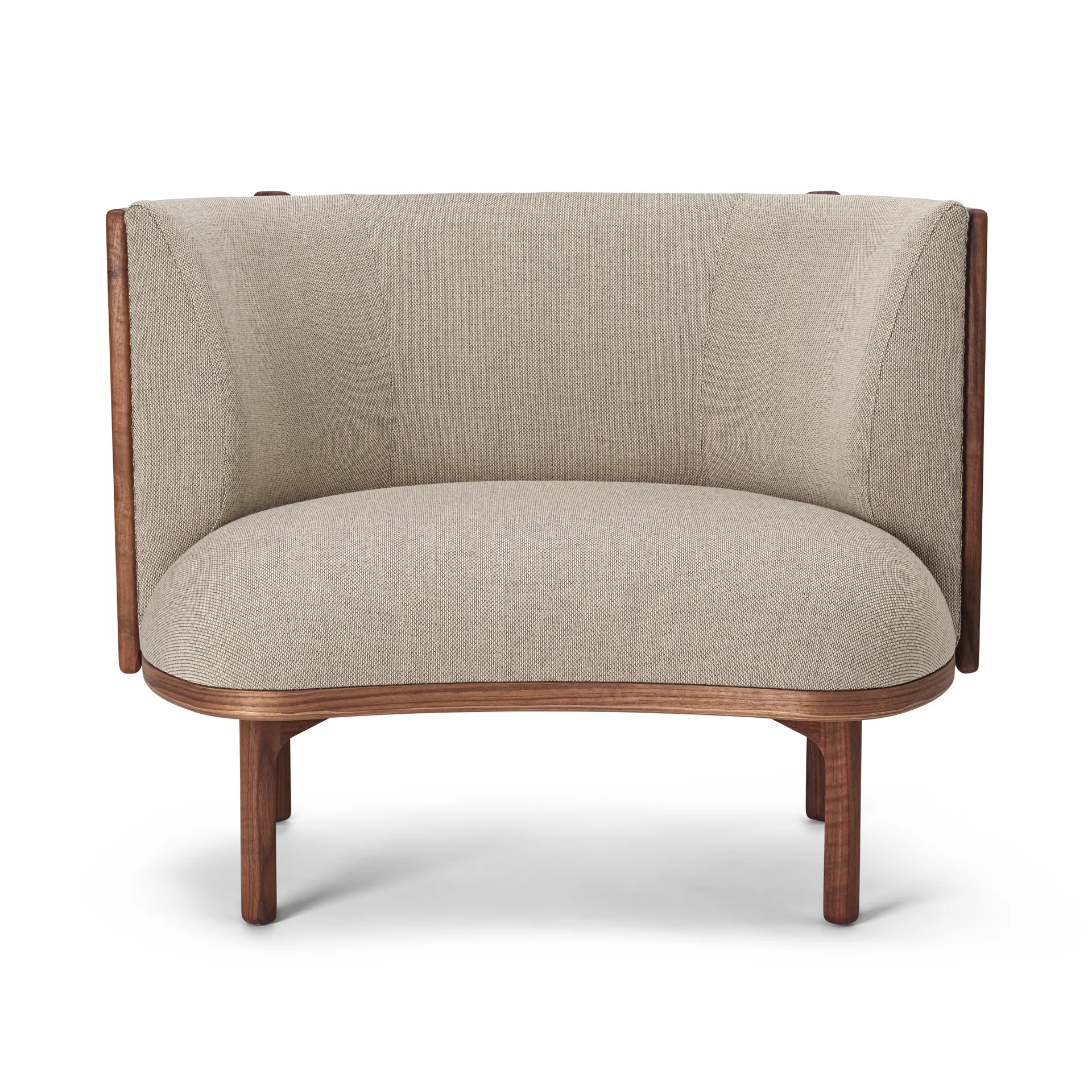 RF1904 Sideways loungefåtölj, Oiled walnut-Re-wool 0218 Carl Hansen & Søn