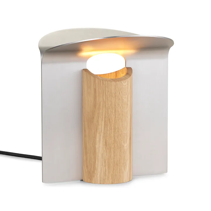 RF200 Petal bordlampe, Oiled oak-aluminium - Carl Hansen & Søn