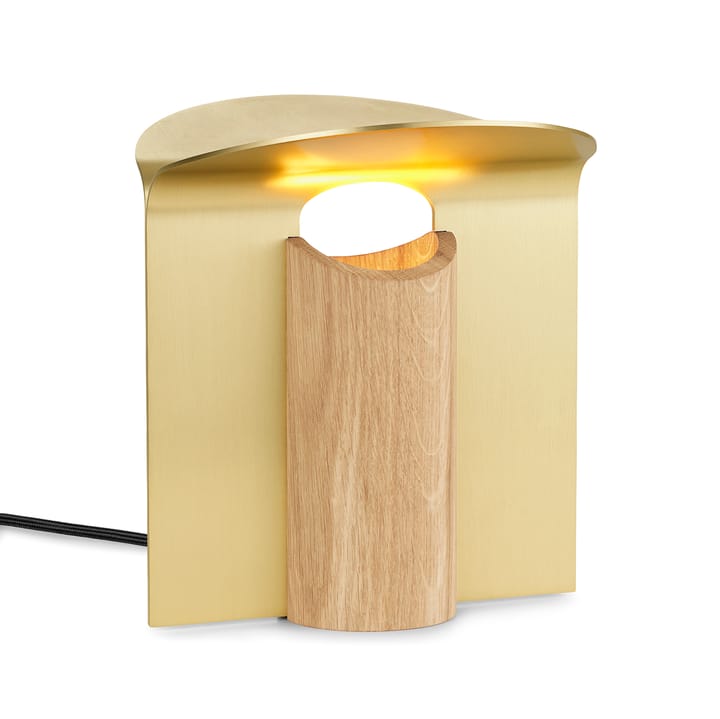 RF200 Petal bordlampe, Oiled oak-brass - undefined - Carl Hansen & Søn