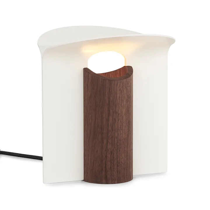 RF200 Petal bordlampe, Oiled walnut-white - Carl Hansen & Søn