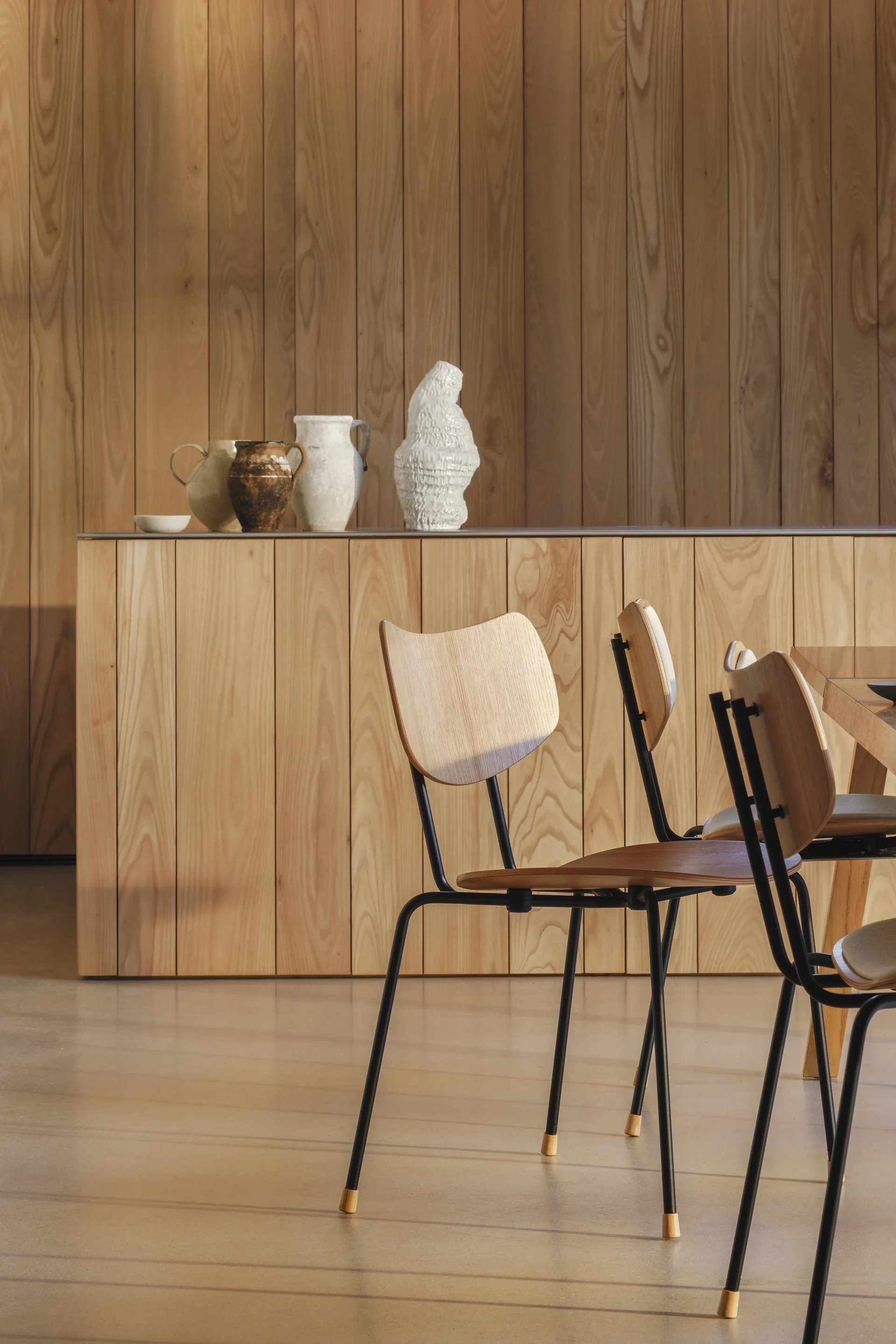 VLA26T Vega stol, Lakkert eik-svart Carl Hansen & Søn