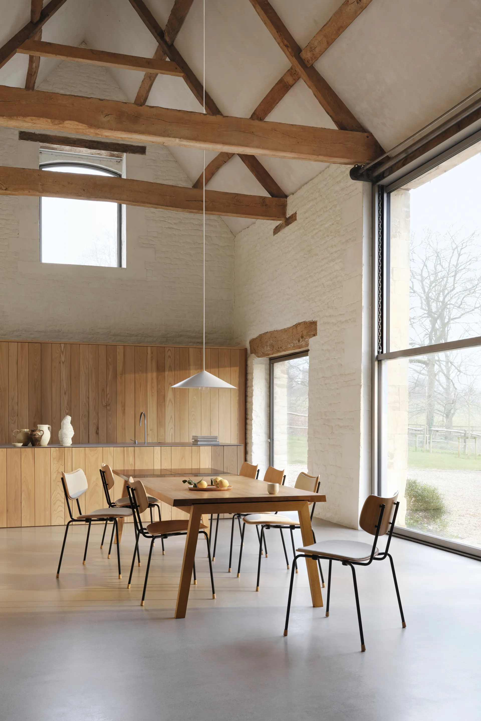 VLA26T Vega stol, Lakkert eik-svart Carl Hansen & Søn