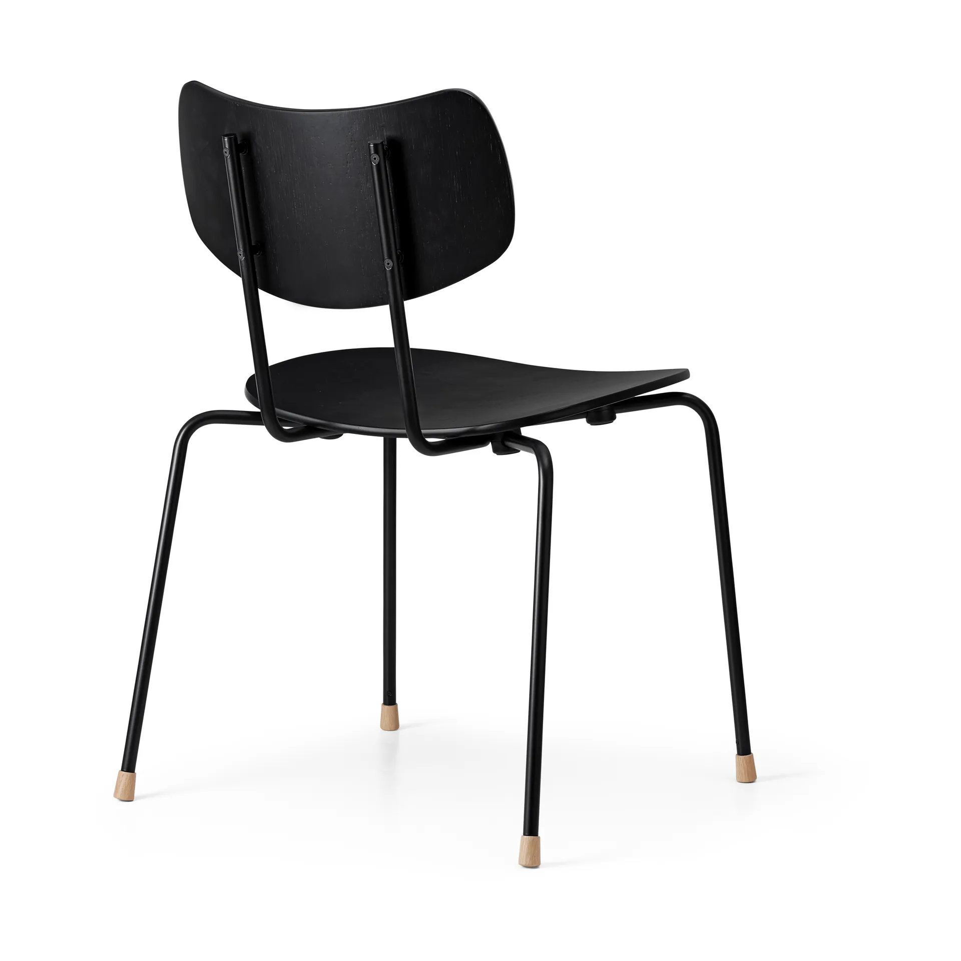 VLA26T Vega stol, Svartlakkert eik-svart Carl Hansen & Søn