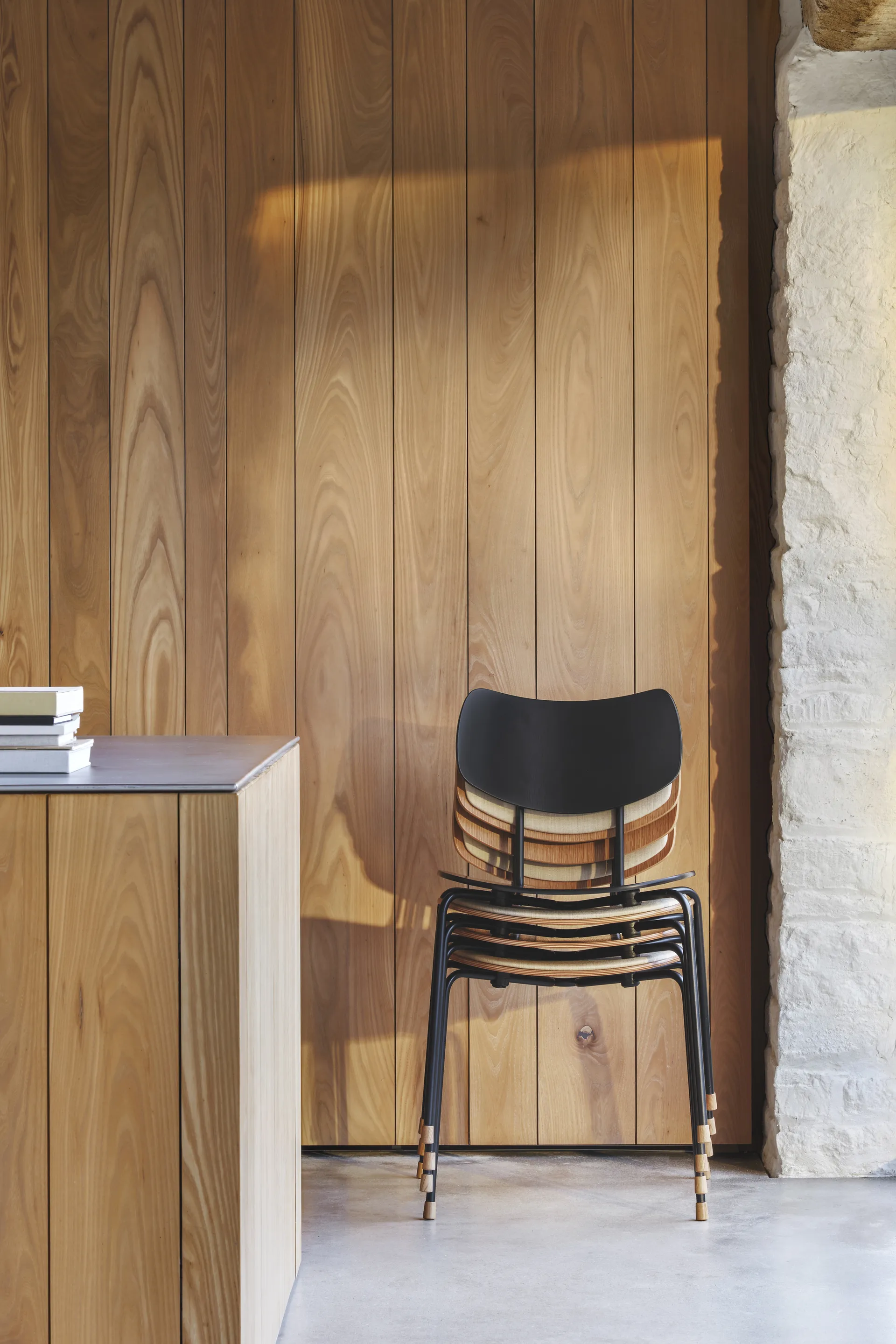 VLA26T Vega stol, Svartlakkert eik-svart Carl Hansen & Søn