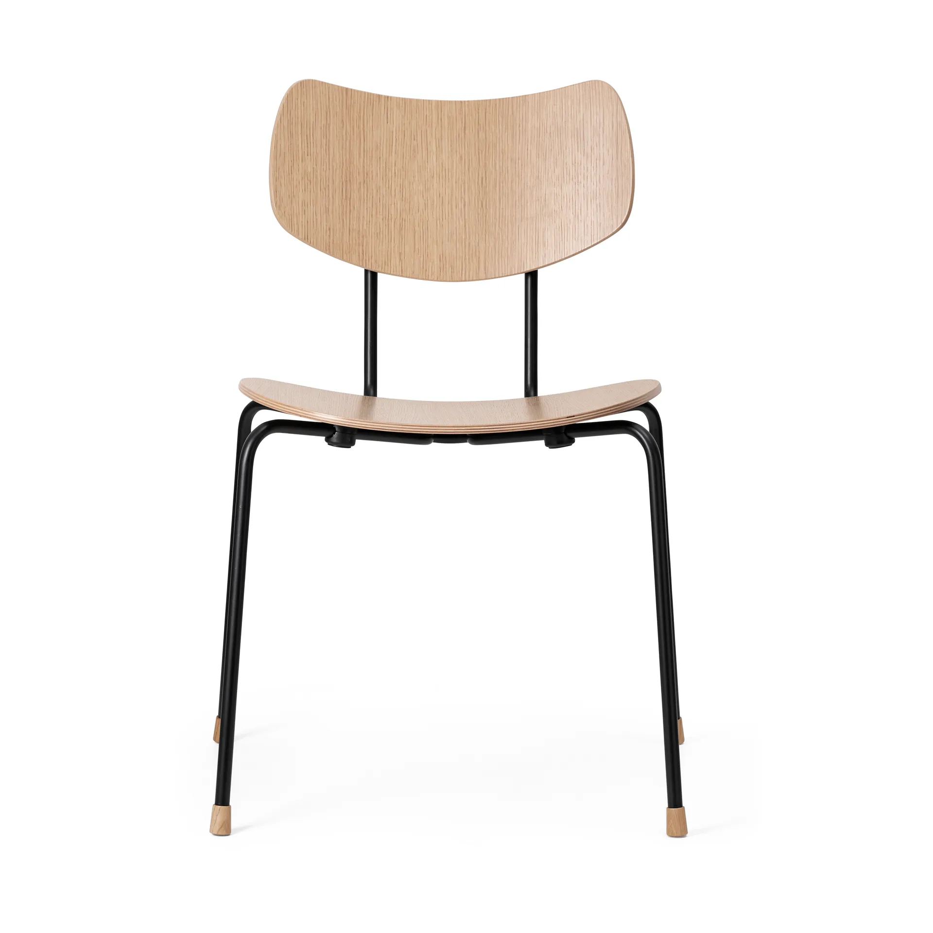 VLA26T Vega stol, Vitoljet eik-svart Carl Hansen & Søn