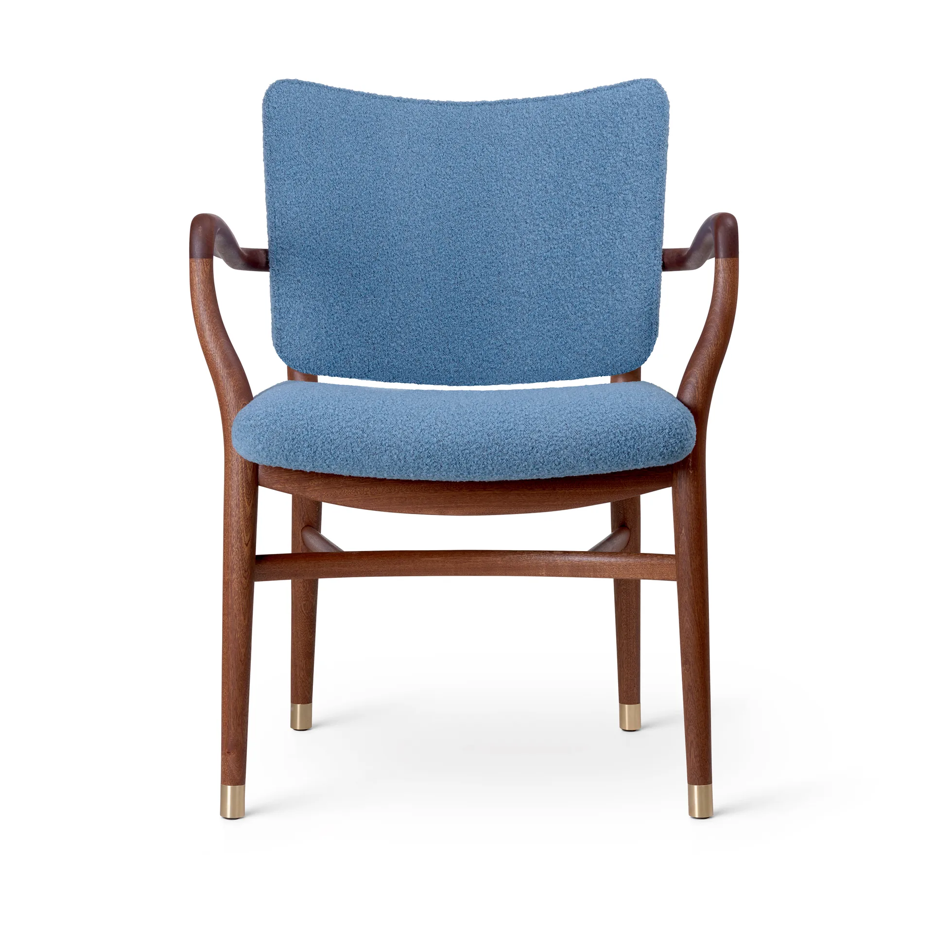 VLA61 Monarch chair armlenestol, Oljad mahogny-Baru 0740 Carl Hansen & Søn