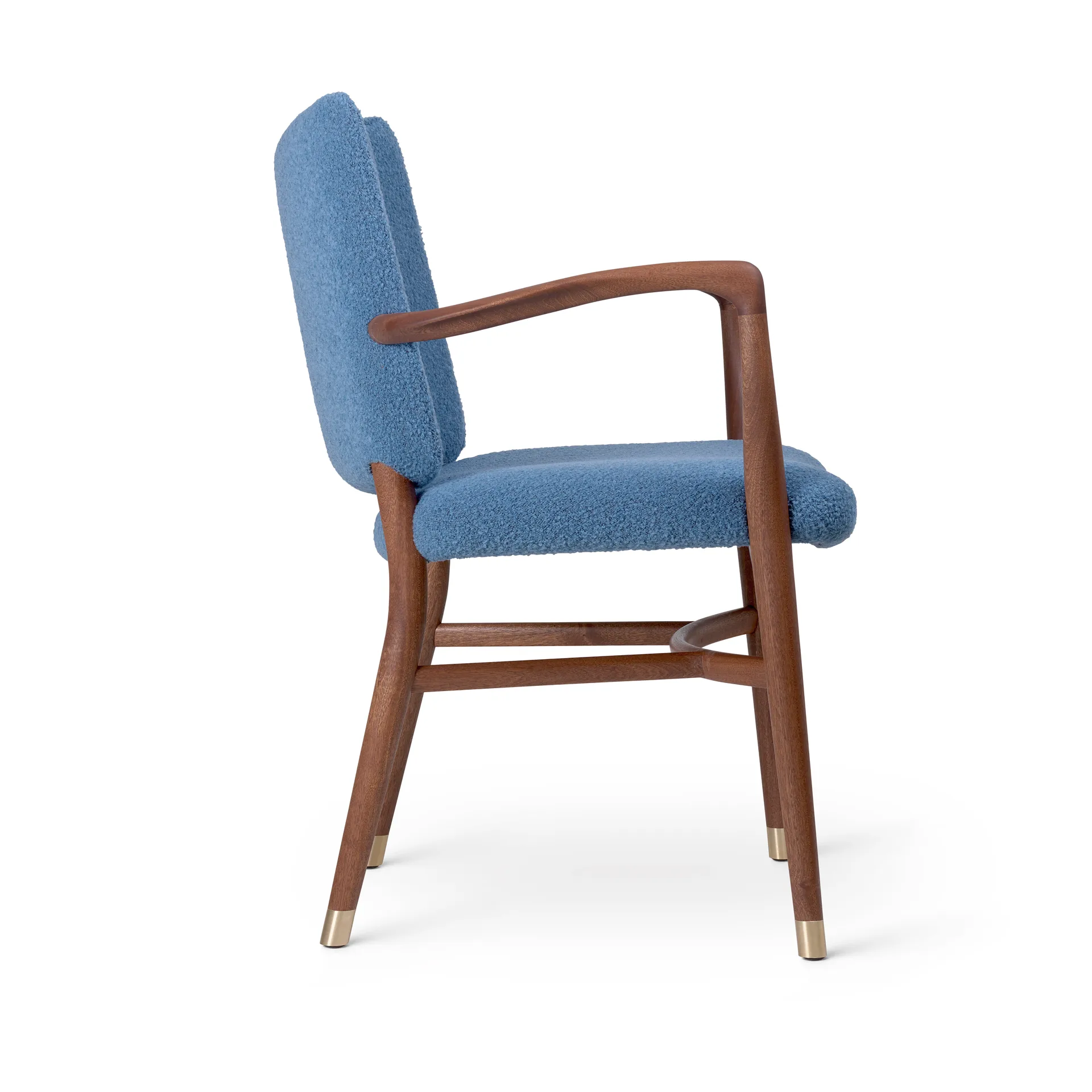 VLA61 Monarch chair armlenestol, Oljad mahogny-Baru 0740 Carl Hansen & Søn