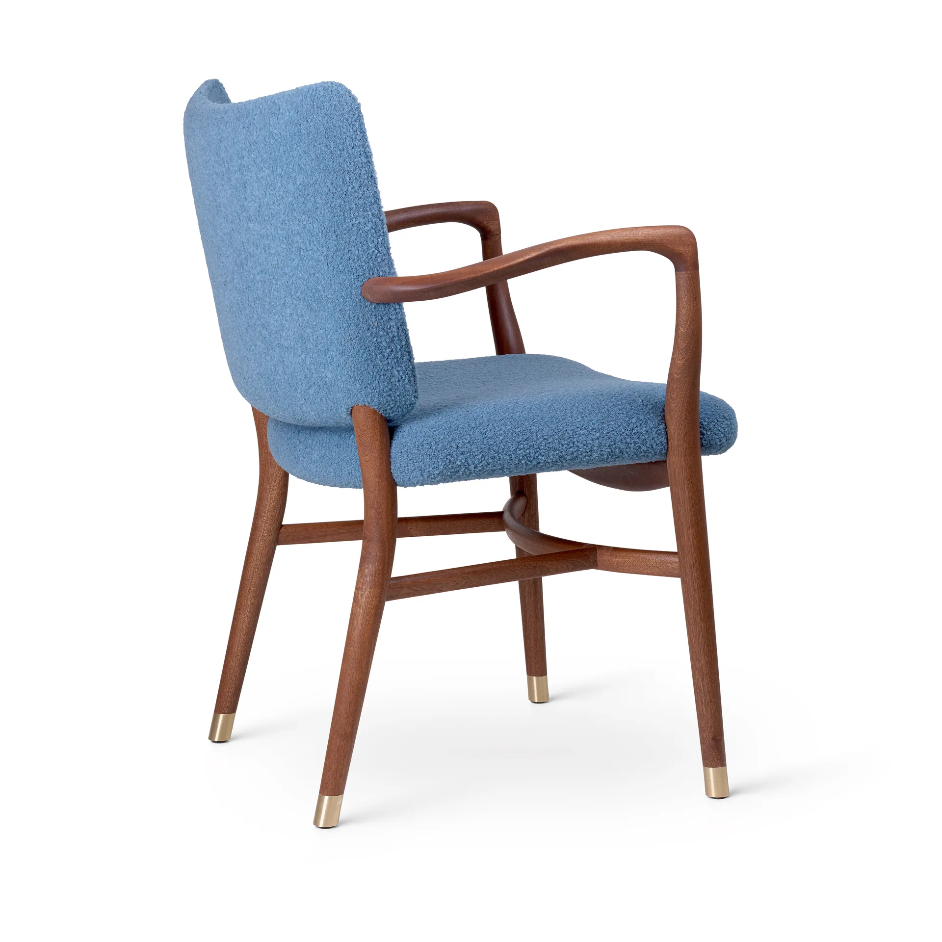 VLA61 Monarch chair armlenestol, Oljad mahogny-Baru 0740 Carl Hansen & Søn