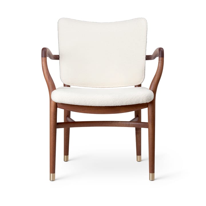 VLA61 Monarch chair armlenestol - Oljebehandlet mahogni-Baru 0200 - Carl Hansen & Søn