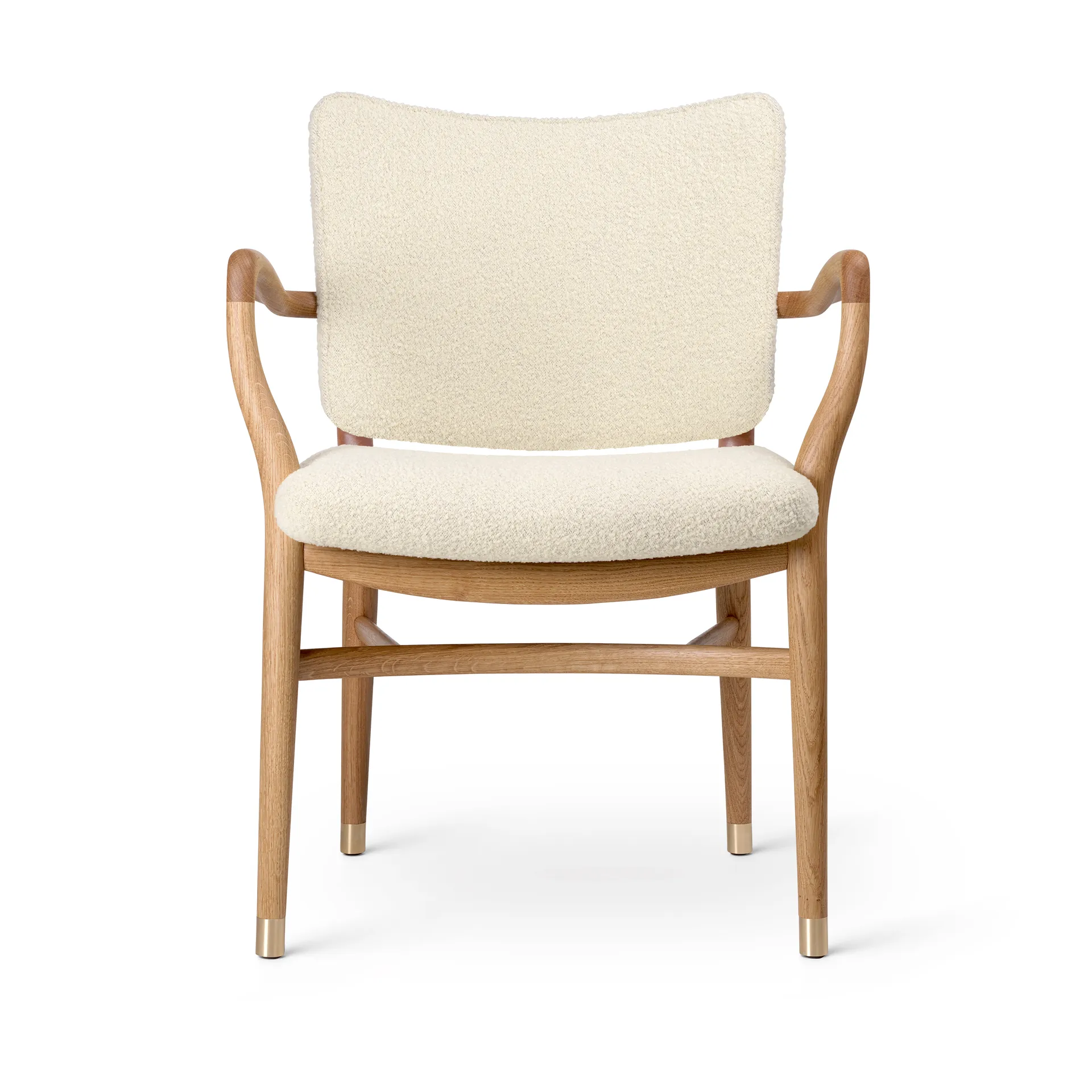 VLA61 Monarch chair armlenestol, Oljed eik-Baru 0410 Carl Hansen & Søn