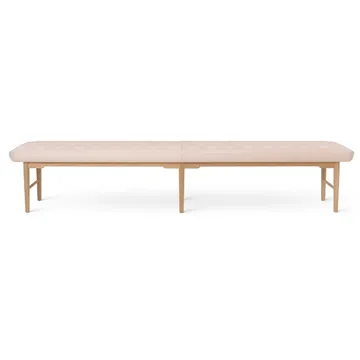 VLA75L Foyer benk - Oljad ek-sif 90 læder, 250 cm - Carl Hansen & Søn