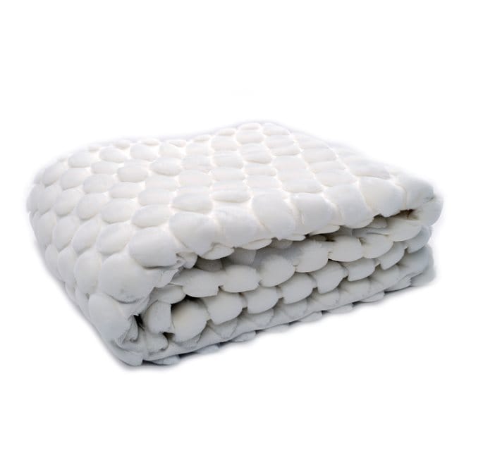 Egg Collection pledd 170x130 cm - Hvit - Ceannis