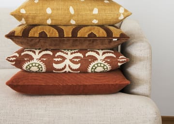Alok putetrekk 50 x 50 cm - Terracotta-cactus green - Chhatwal & Jonsson