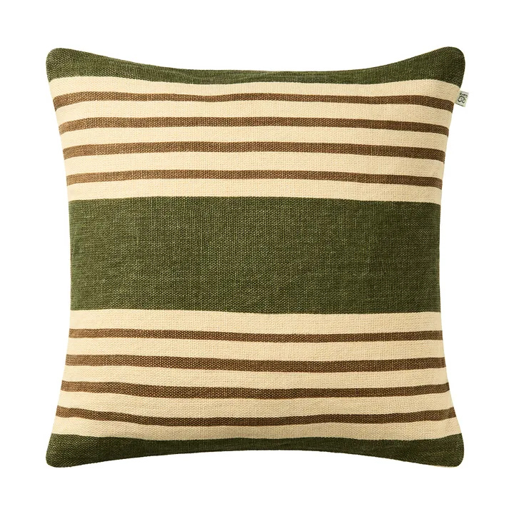 Aria putetrekk - Cactus green-taupe, 50x50 cm - Chhatwal & Jonsson