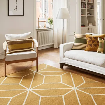 Ayur teppe - Masala Yellow-Off White, 270x180 cm - Chhatwal & Jonsson
