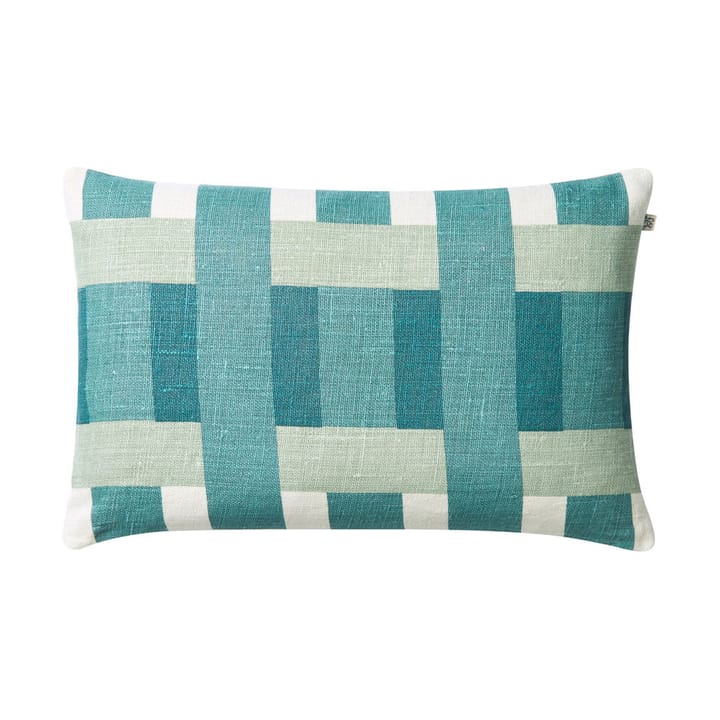 Benaras putetrekk 40x60 cm - Heaven blue-aqua-palace blue - Chhatwal & Jonsson