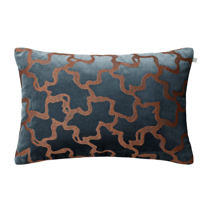 Chand putevar 40 x 60 cm  - Sea blue-cognac - Chhatwal & Jonsson