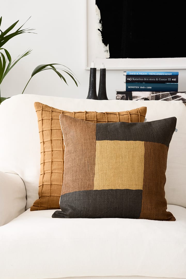 Halo putetrekk 50 x 50 cm, Dark Brown-Taupe-Khaki Chhatwal & Jonsson