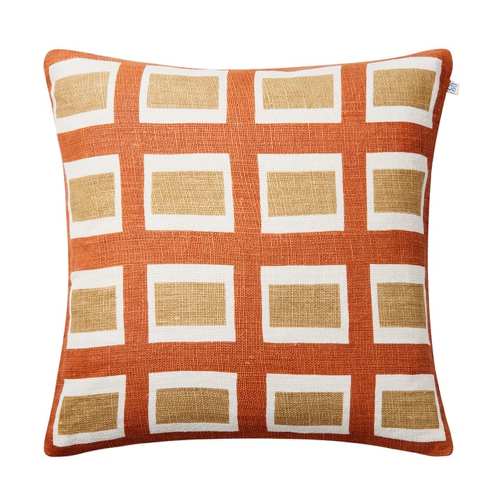 Hira putetrekk 50x50 cm - Apricot Orange/Khaki - Chhatwal & Jonsson