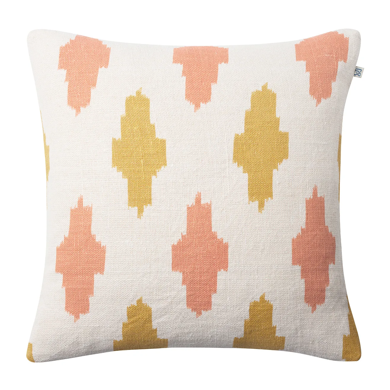 Ikat Agra putetrekk 50 x 50 cm, Rose-spicy yellow Chhatwal & Jonsson