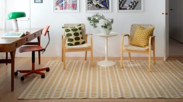Ladakh ullteppe - Off white-beige-masala yellow, 180x270 cm - Chhatwal & Jonsson