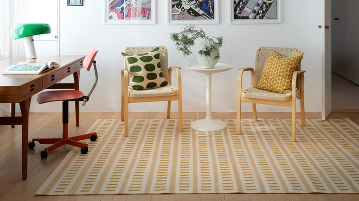 Ladakh ullteppe, Off white-beige-masala yellow, 180x270 cm Chhatwal & Jonsson