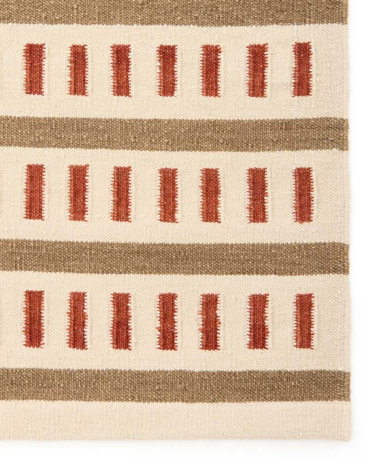 Ladakh ullteppe, Off white-beige-rust, 230x320 cm Chhatwal & Jonsson