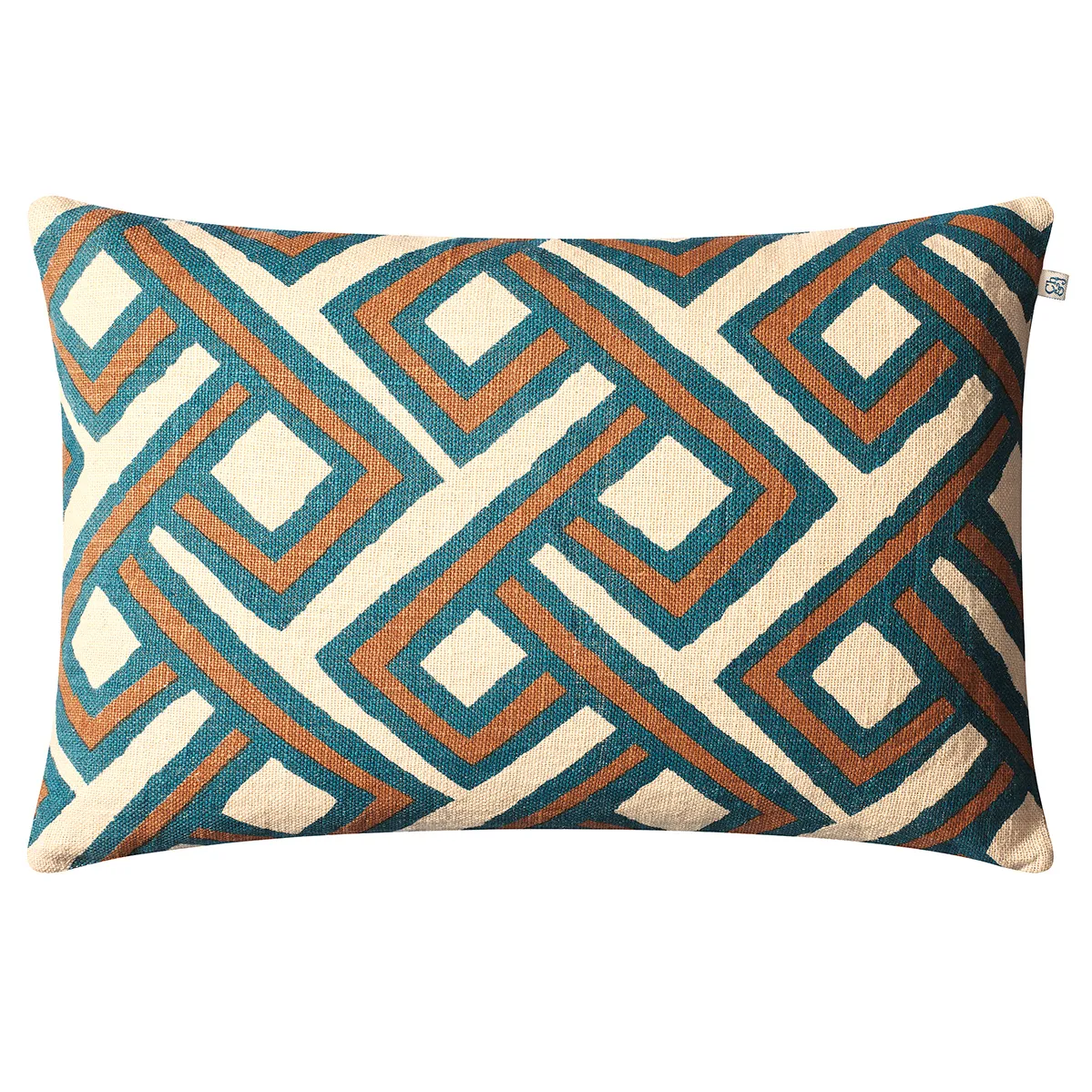 Lanka putetrekk 40 x 60 cm, Palace blue-taupe Chhatwal & Jonsson