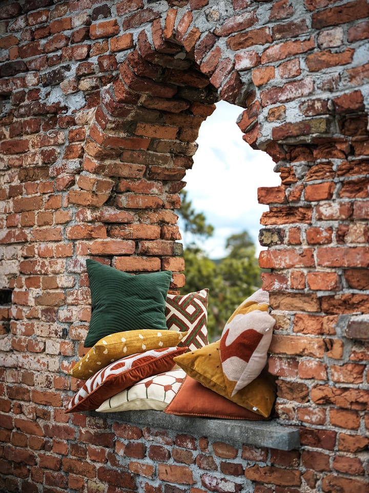 Lodi putetrekk 40 x 60 cm, Terracotta-tan-masala yellow Chhatwal & Jonsson