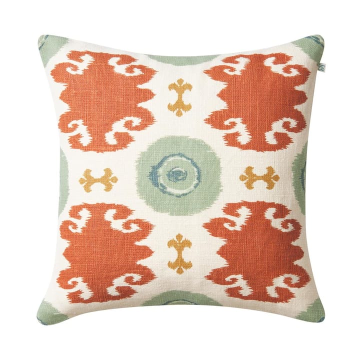 Mahal putetrekk 50x50 cm - Aqua-heaven blue-apricot-khaki - Chhatwal & Jonsson