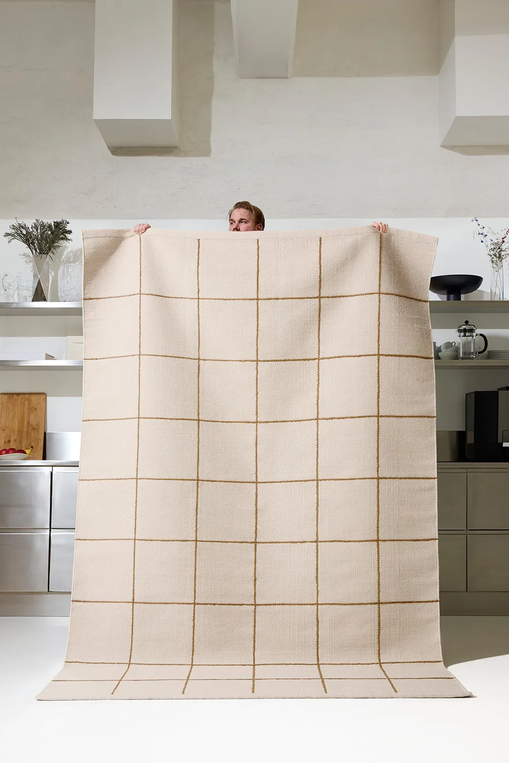 Milan teppe, Off white-beige, 180x270 cm Chhatwal & Jonsson