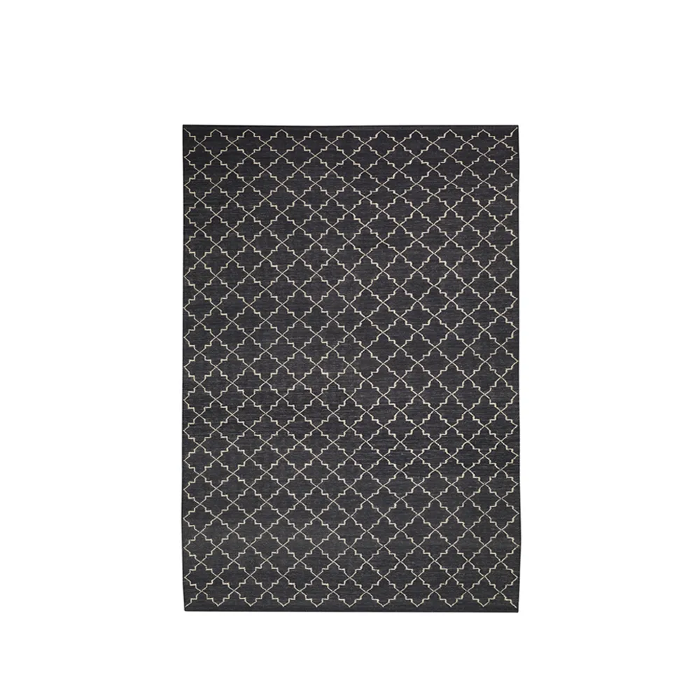 New Geometric teppe, Dark grey/off-white-180 x 272 cm Chhatwal & Jonsson