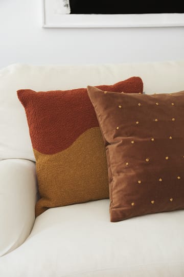 Roma putetrekk 50 x 50 cm - Cognac-masala yellow - Chhatwal & Jonsson